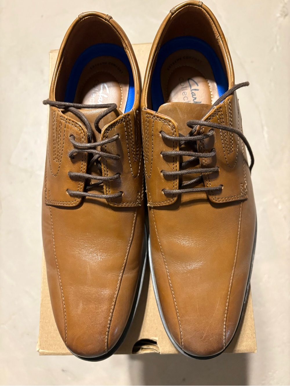 Clarks Whiddon Pace men's oxford dress shoes